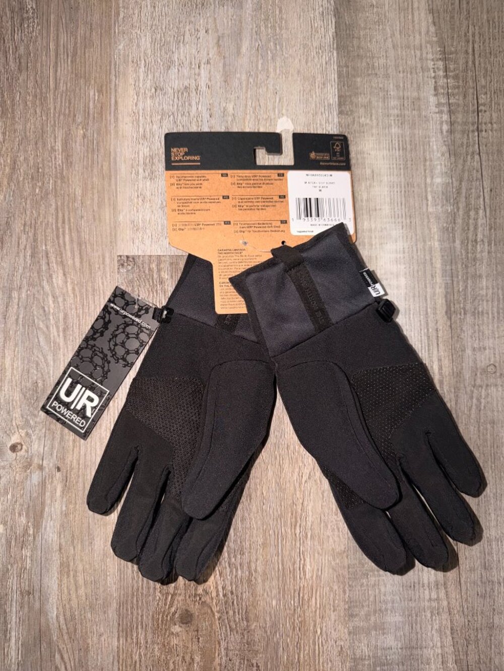 The North Face Men's Apex+ Etip Glove, TNF Black, Medium, U|R Powered